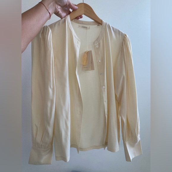 DOEN Scarlet Top Ivory size small - Picture 5 of 8
